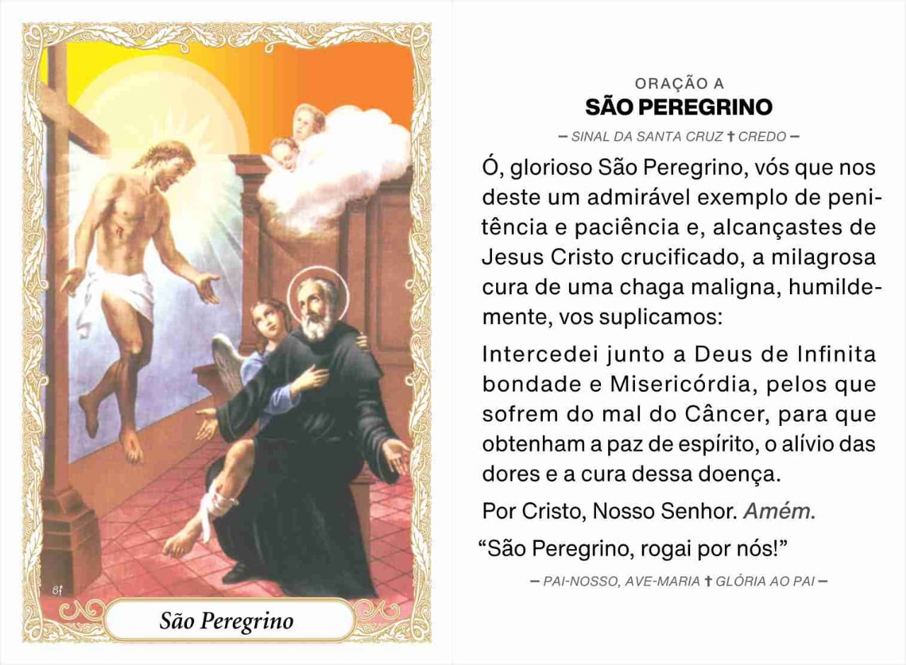  SÃO PEREGRINO  - PACOTE C/ 100 SANTINHOS DE PAPEL