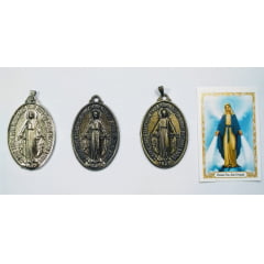 Medalha Milagrosa de Nossa Senhora das Graças 4x3cm