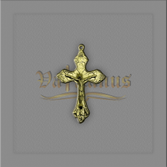 Crucifixo com uva para montagem de terços 4 x 2,8cm 