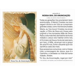 NOSSA SENHORA DA ANUNCIAÇÃO - PACOTE C/ 100 SANTINHOS DE PAPEL