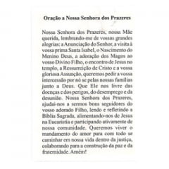 NOSSA SENHORA DOS PRAZERES - PACOTE C/ 100 SANTINHOS DE PAPEL