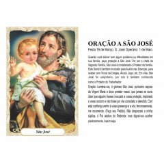 SÃO JOSÉ - PACOTE C/ 100 SANTINHOS DE PAPEL