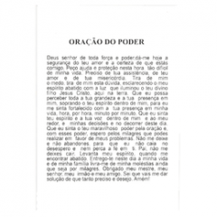 ORAÇÃO DO PODER - PACOTE C/100 SANTINHOS DE PAPEL