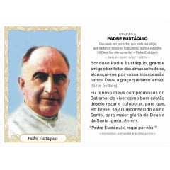 PADRE EUSTÁQUIO - PACOTE C/ 100 SANTINHOS DE PAPEL