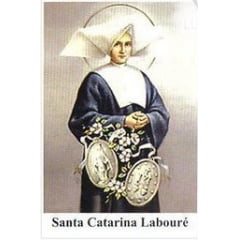 SANTA CATARINA LABOURÉ - PACOTE C/ 100 SANTINHOS DE PAPEL