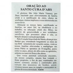 SÃO JOÃO MARIA VIANNEY - PACOTE C/ 100 SANTINHOS DE PAPEL