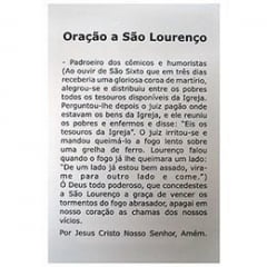 SÃO LOURENÇO - PACOTE C/ 100 SANTINHOS DE PAPEL