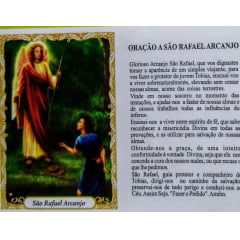  SÃO RAFAEL ARCANJO  - PACOTE C/ 100 SANTINHOS DE PAPEL