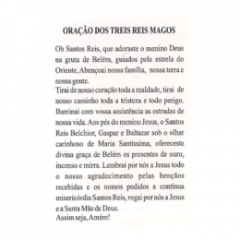 TRÊS REIS MAGOS - PACOTE C/ 100 SANTINHOS DE PAPEL