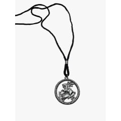 Cordão com Medalha 3cm de São Jorge